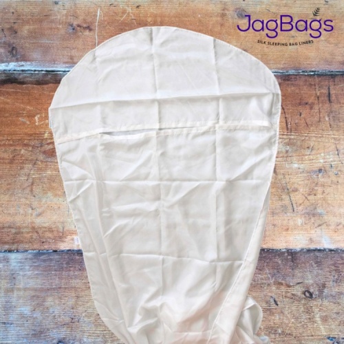 JagBag Fine Silk - Mummy Style - White - SPECIAL OFFER